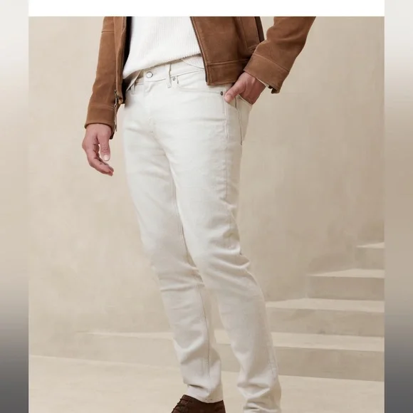 Banana Republic Men’s Travel Jeans NWT 32 x 32 - Picture 4 of 6